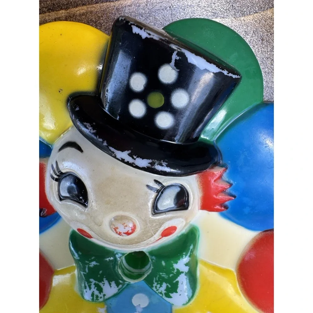 Vintage‎ 1975 Nursery Originals Clown Light Switch Plate Cover Hong Kong